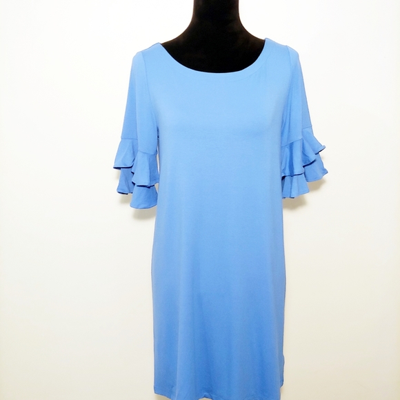 Lilly Pulitzer Lula Dress Coastal Blue - Picture 3 of 10